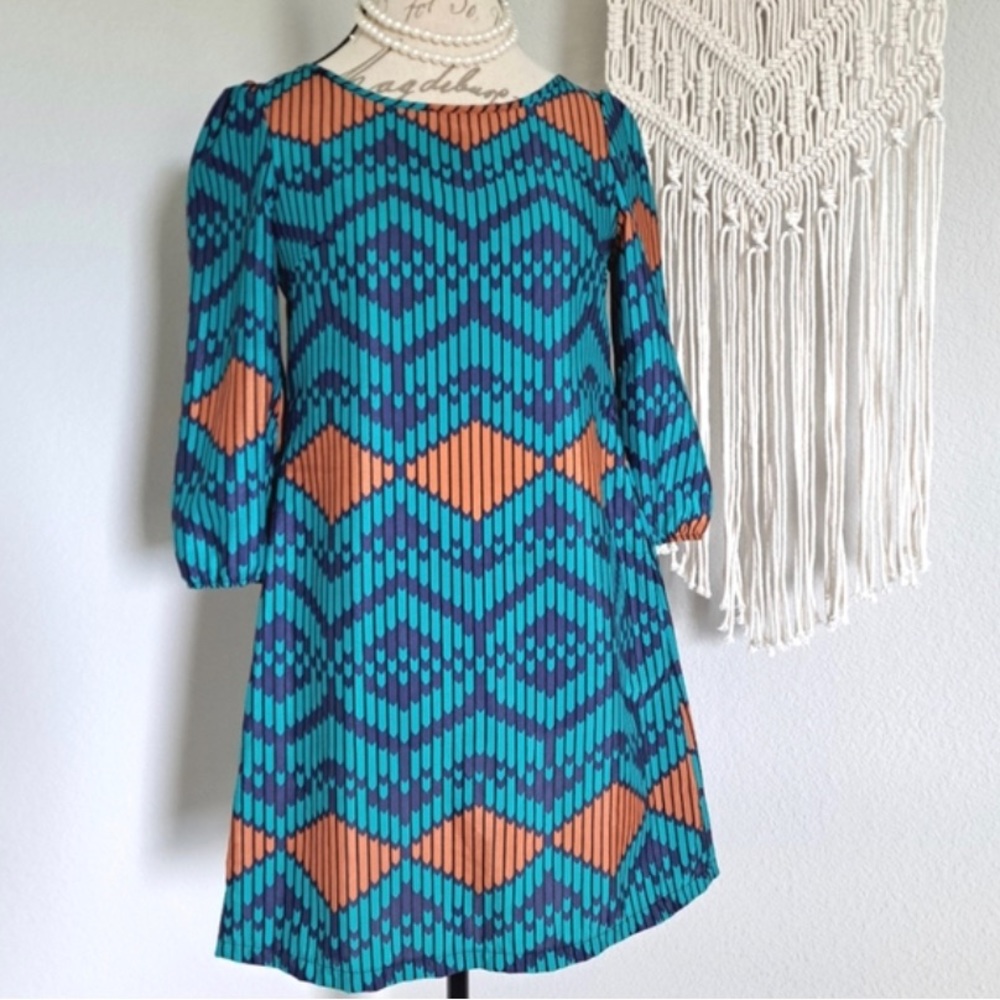 Aztec Print Dress - Picture 3 of 4